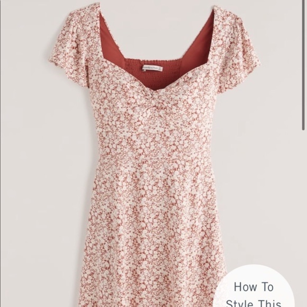Abercrombie Knot-front mini dress